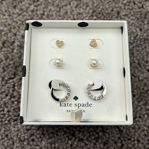 Unworn Yours Truly Three Earrings Boxed Set